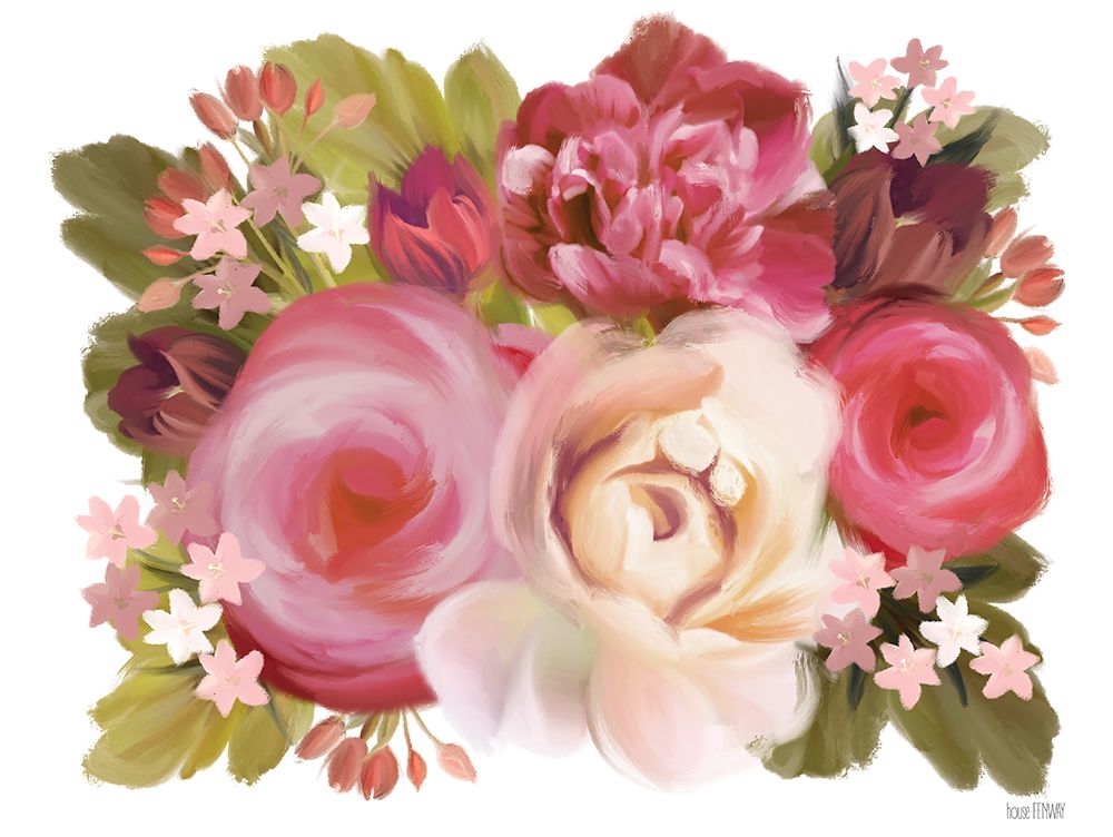 Heartfelt Blossoms art print by House Fenway for $57.95 CAD