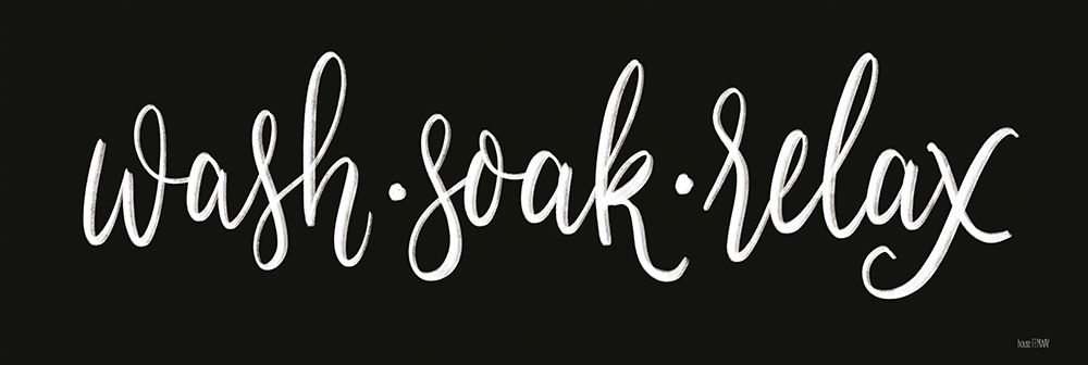 Wash-Soak-Relax art print by House Fenway for $57.95 CAD