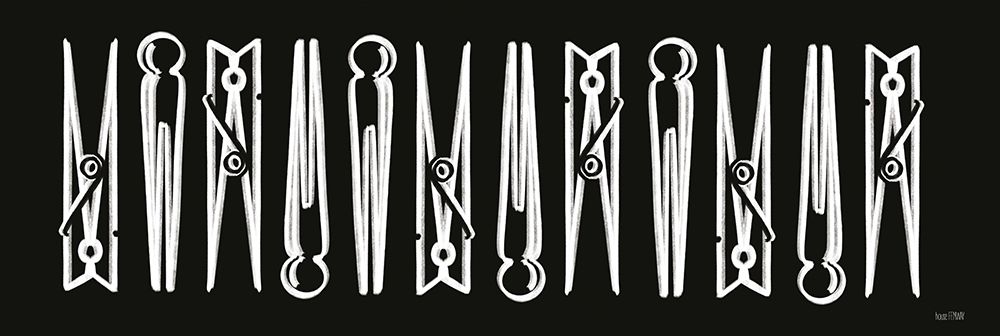 Laundry Clothespins art print by House Fenway for $57.95 CAD