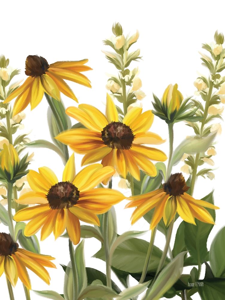 Summer Susans art print by House Fenway for $57.95 CAD