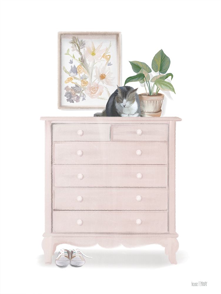 Cat Nap Spot art print by House Fenway for $57.95 CAD