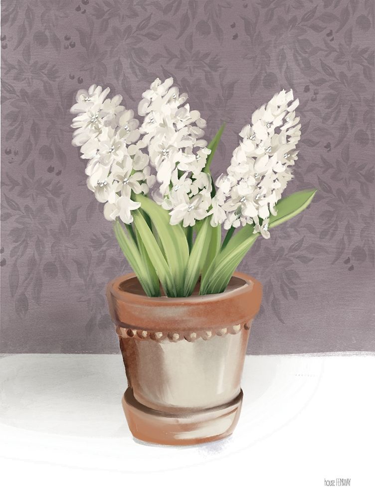 House Hyacinth Plant art print by House Fenway for $57.95 CAD