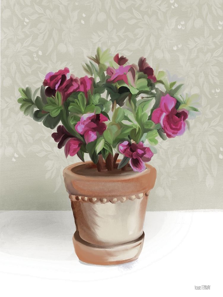 House Begonia Plant art print by House Fenway for $57.95 CAD