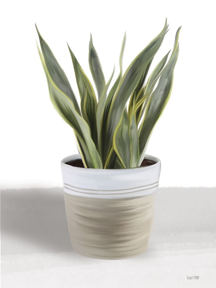 Snake Plant I art print by House Fenway for $57.95 CAD