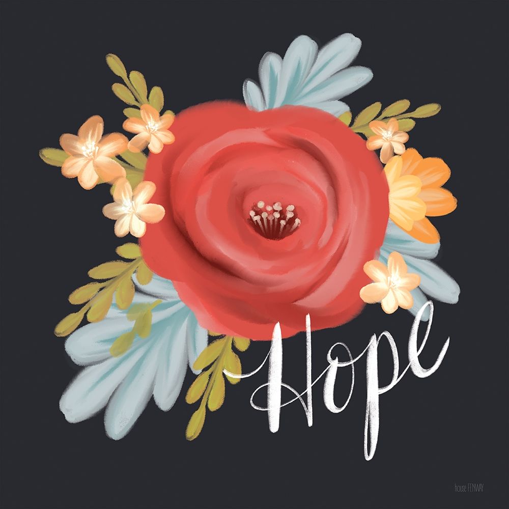 Hope Floral art print by House Fenway for $57.95 CAD