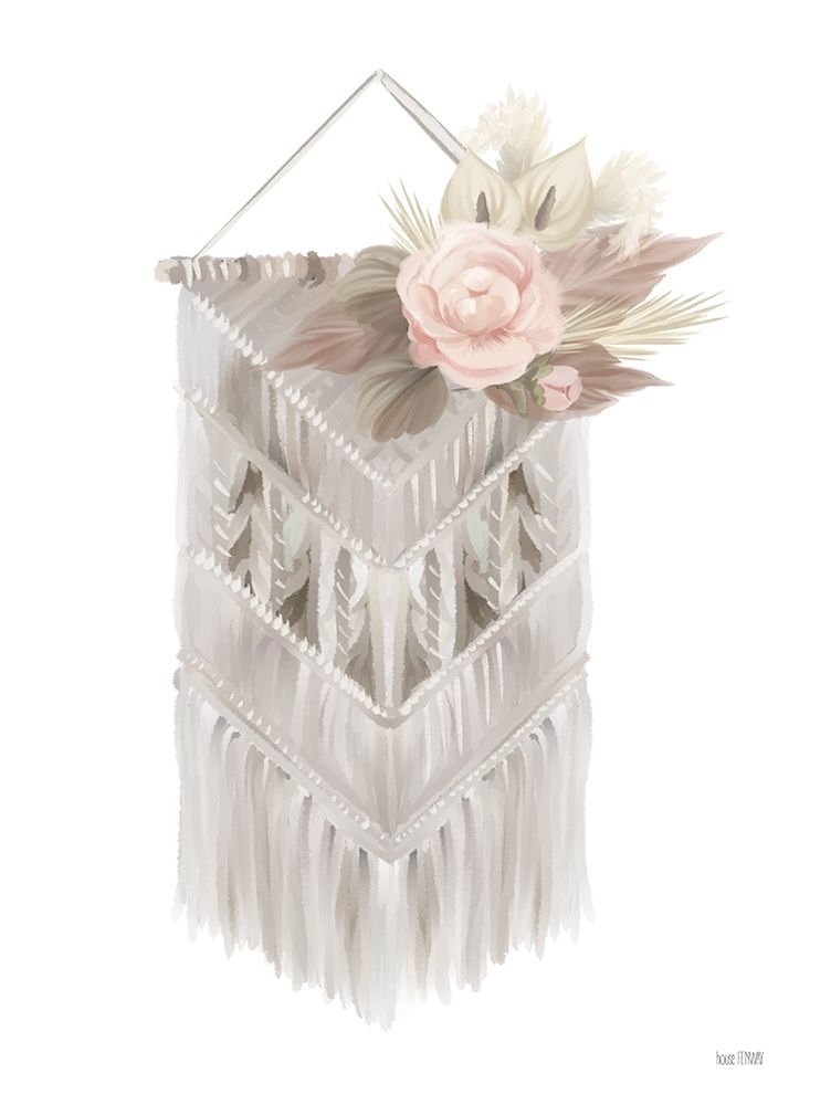 Bohemian Macrame art print by House Fenway for $57.95 CAD