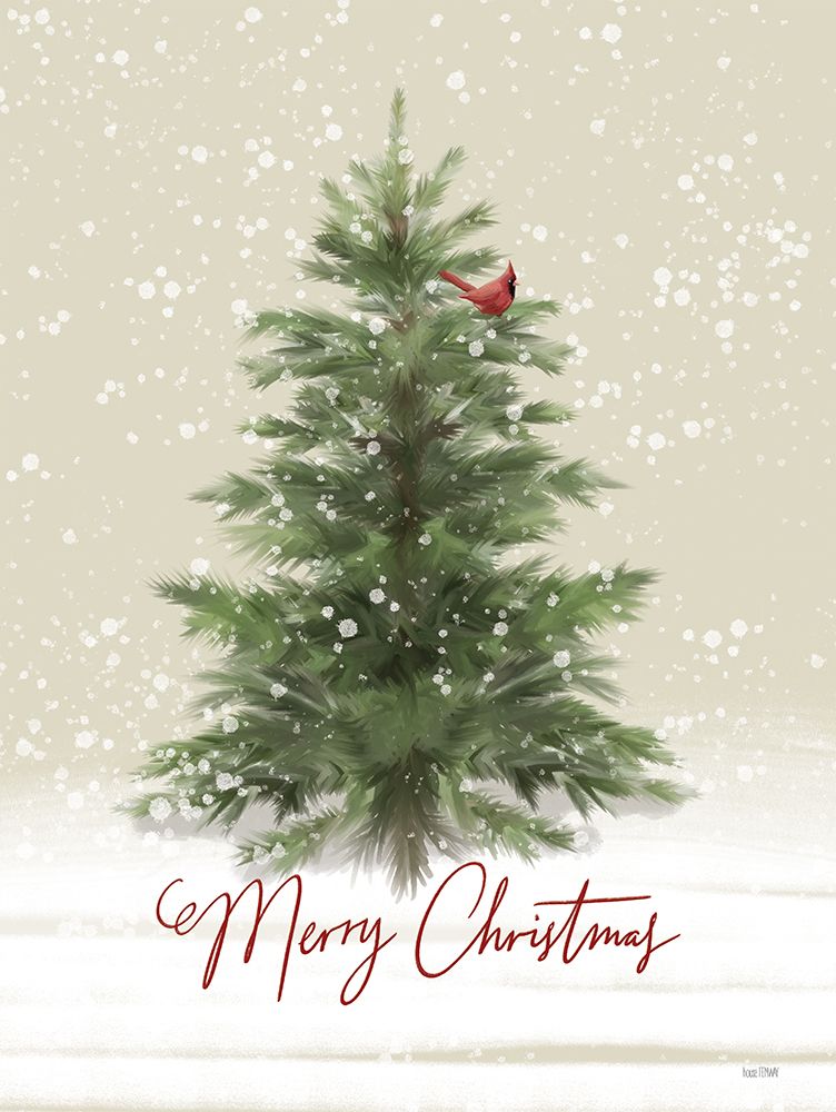 Woodland Merry Christmas art print by House Fenway for $57.95 CAD