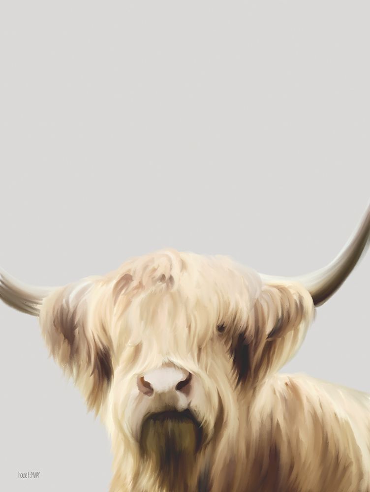 Hairy Highland art print by House Fenway for $57.95 CAD