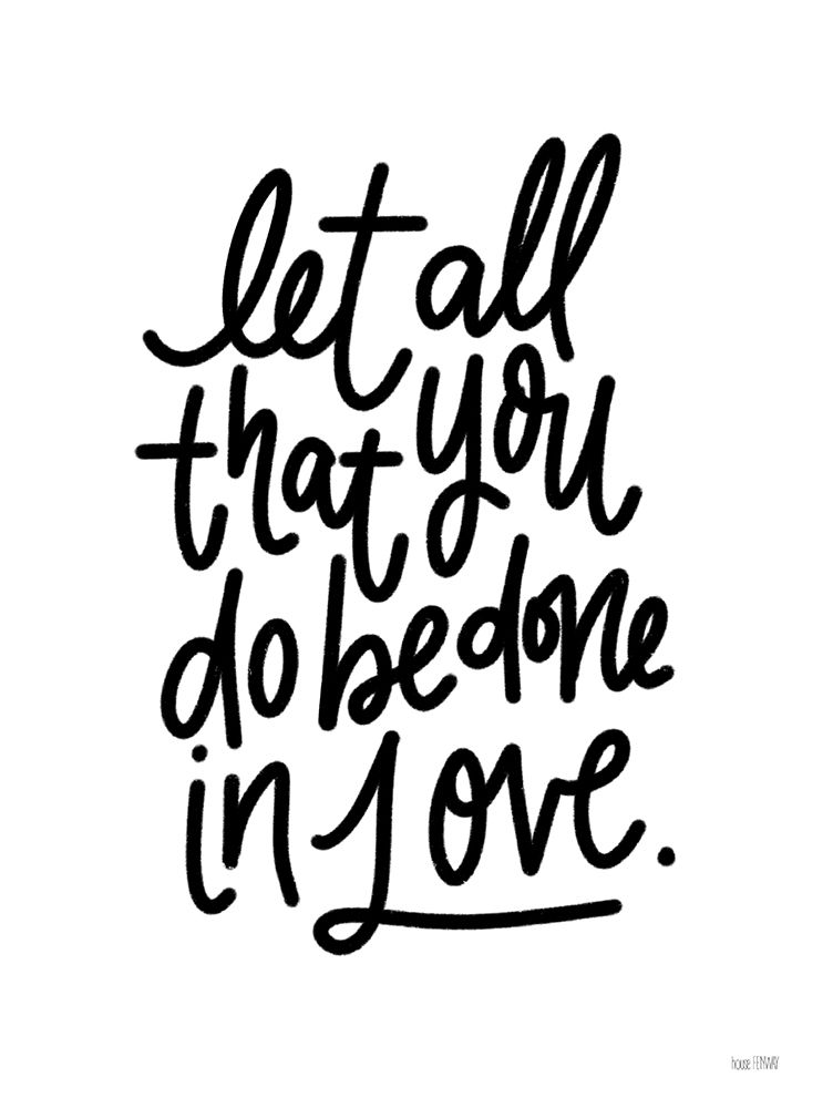 Be Done in Love art print by House Fenway for $57.95 CAD