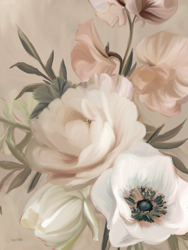 Blush Peony Bouquet art print by House Fenway for $57.95 CAD