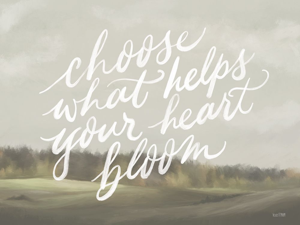 Helps Your Heart Bloom art print by House Fenway for $57.95 CAD