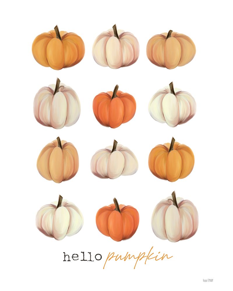 Hello Pumpkin art print by House Fenway for $57.95 CAD