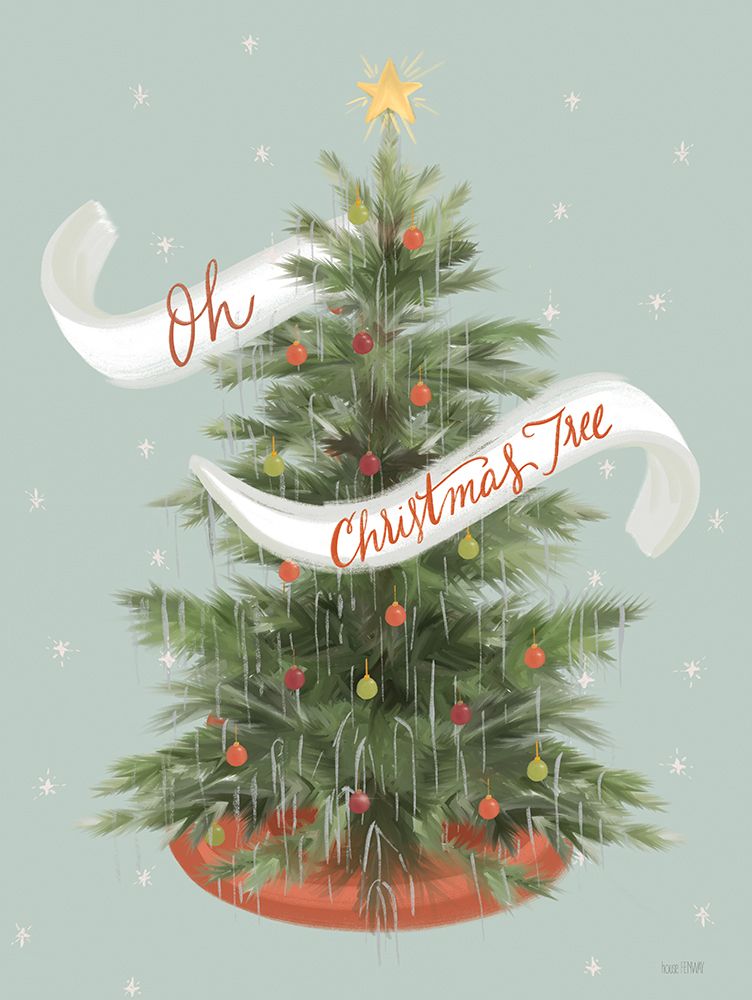 Oh Christmas Tree art print by House Fenway for $57.95 CAD