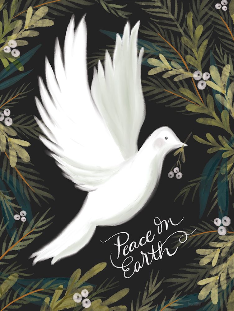 Peace on Earth Dove art print by House Fenway for $57.95 CAD