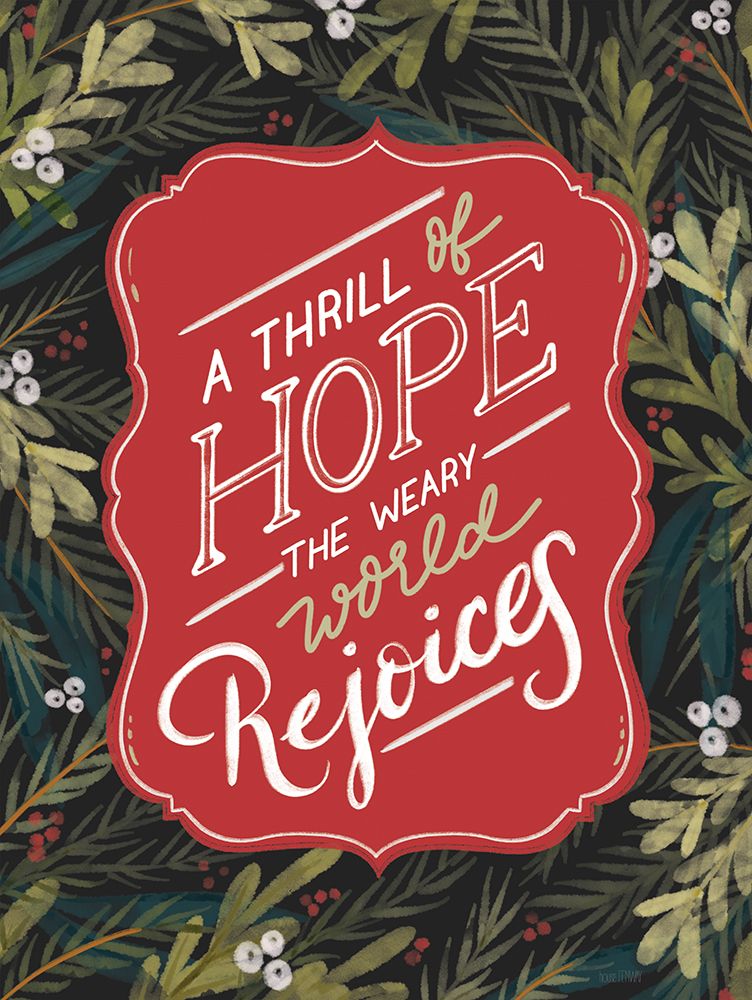 A Thrill of Hope art print by House Fenway for $57.95 CAD