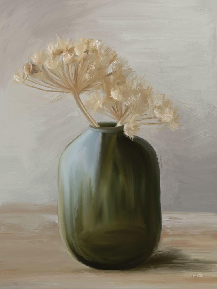 Dried Blooms in Green art print by House Fenway for $57.95 CAD