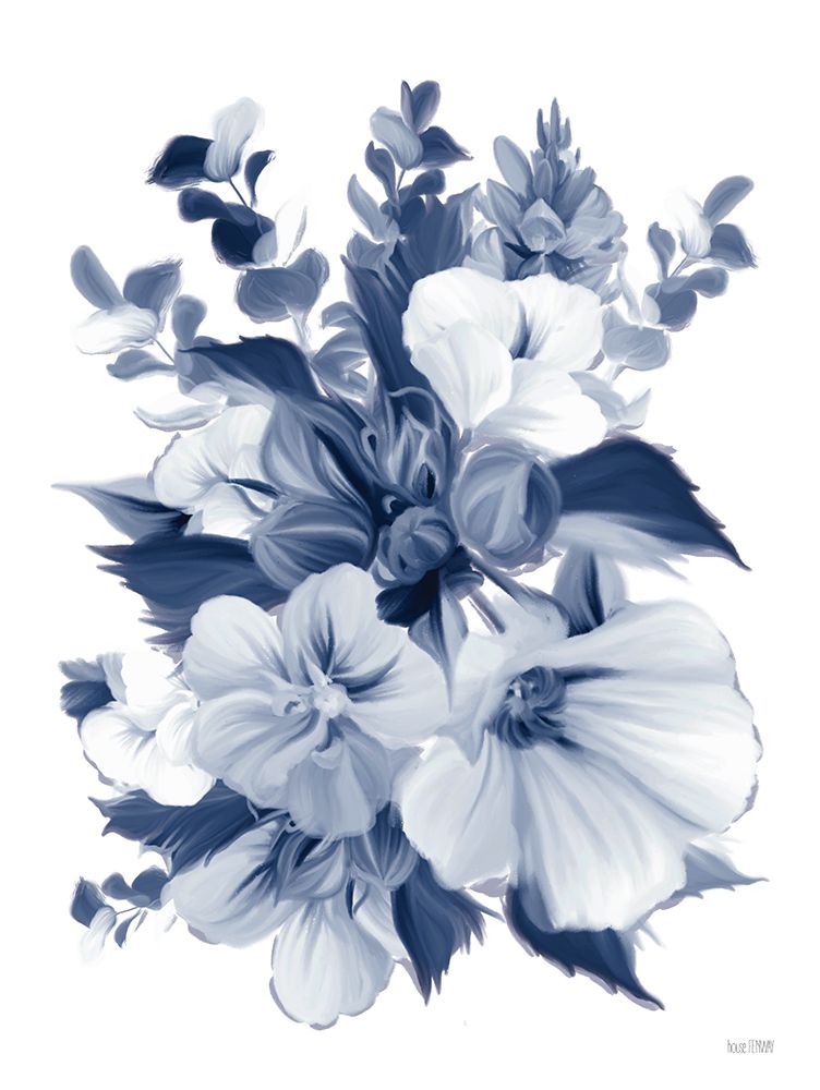Fresh Cuts in Blue art print by House Fenway for $57.95 CAD