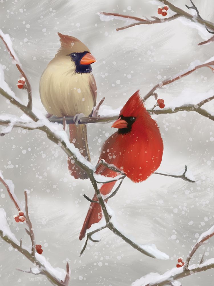 Winter Perch II art print by House Fenway for $57.95 CAD