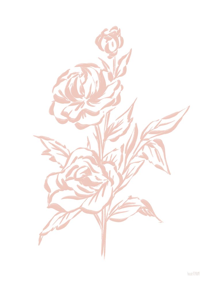 Roses in Rough art print by House Fenway for $57.95 CAD
