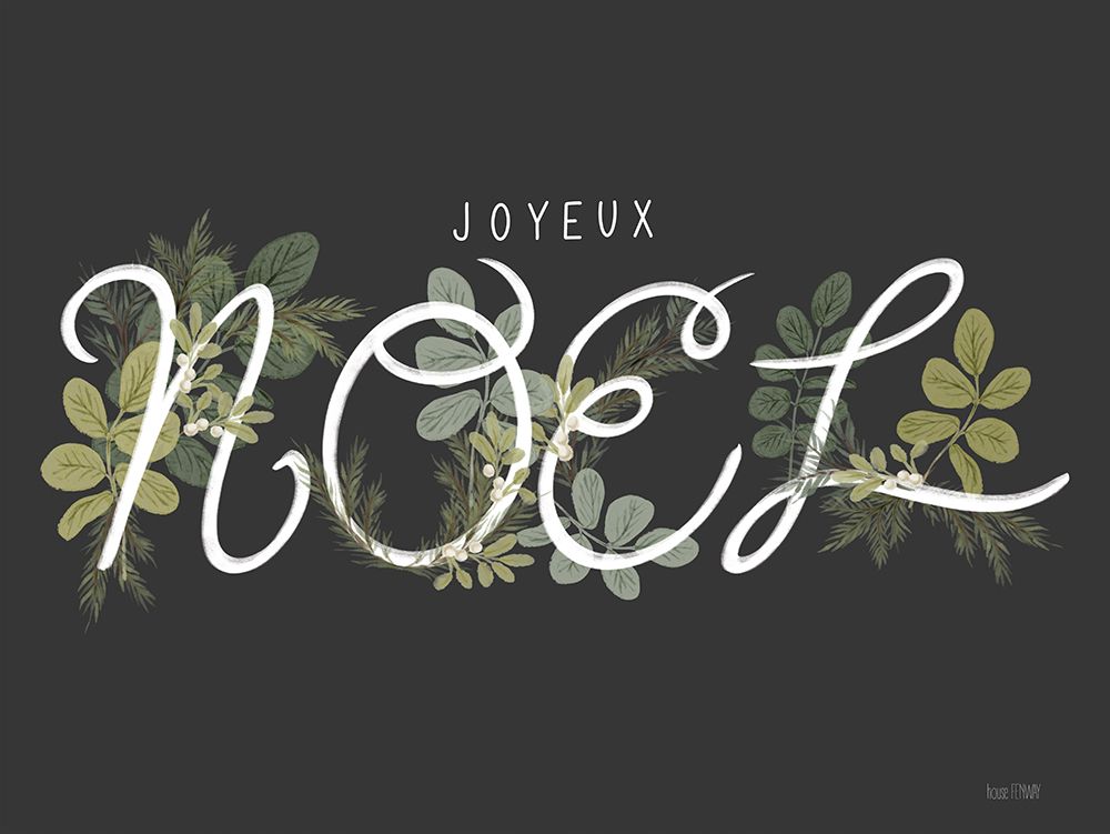 Joyeux Noel art print by House Fenway for $57.95 CAD