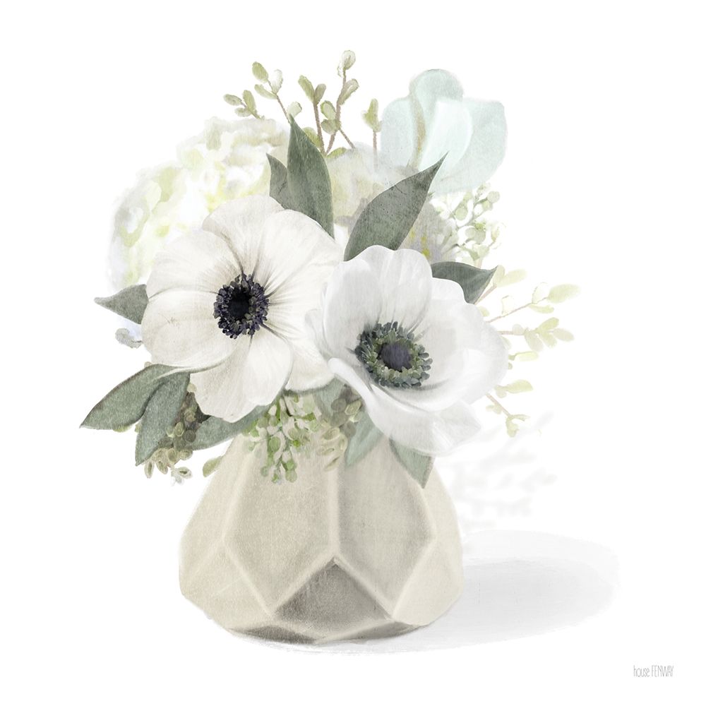 Poises in Beige Vase art print by House Fenway for $57.95 CAD