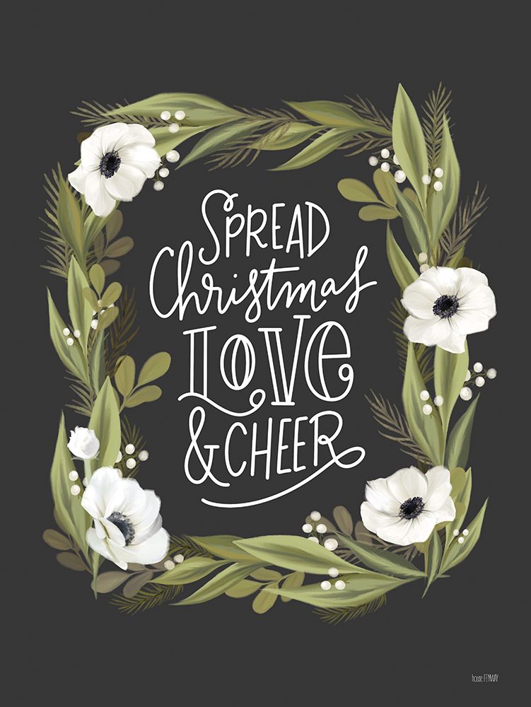 Spread Christmas Cheer art print by House Fenway for $57.95 CAD