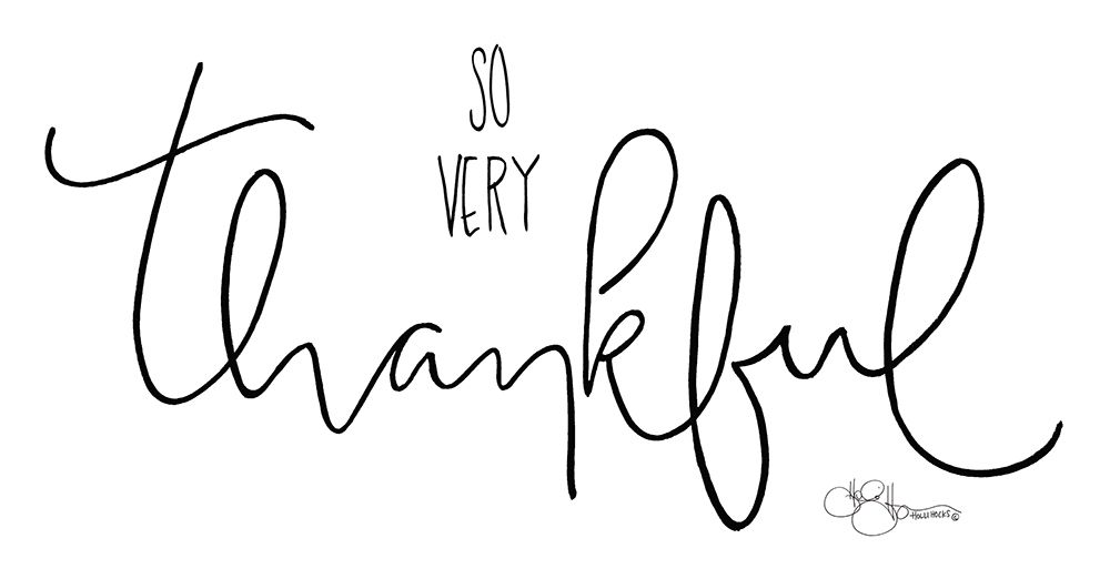 So Very Thankful art print by Hollihocks Art for $57.95 CAD