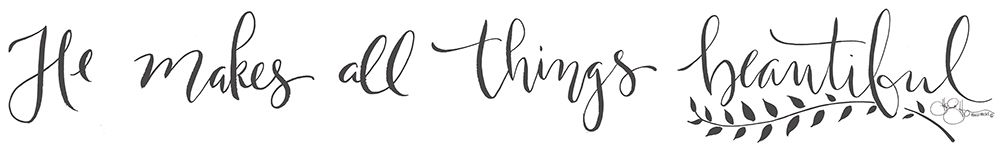 He Makes All Things art print by Hollihocks Art for $57.95 CAD