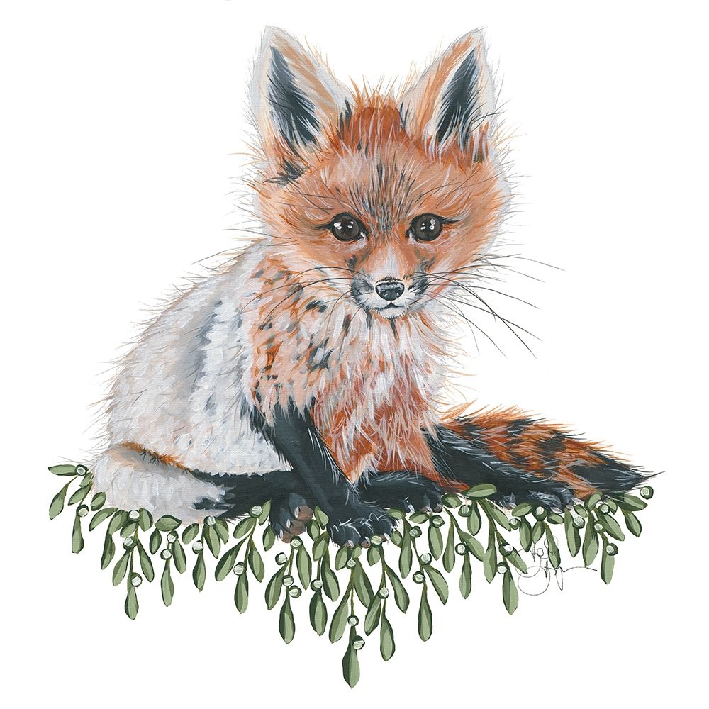 Baby Fox art print by Holllihocks Art for $57.95 CAD