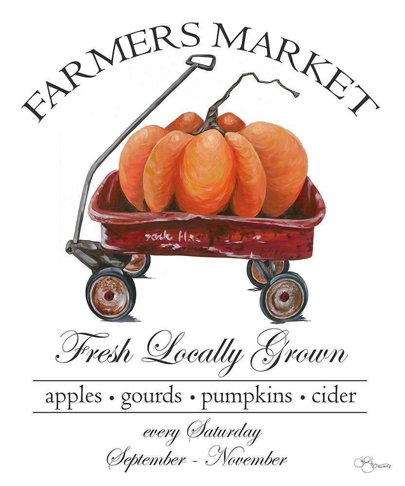 Farmers Market Sign art print by Holllihocks Art for $57.95 CAD
