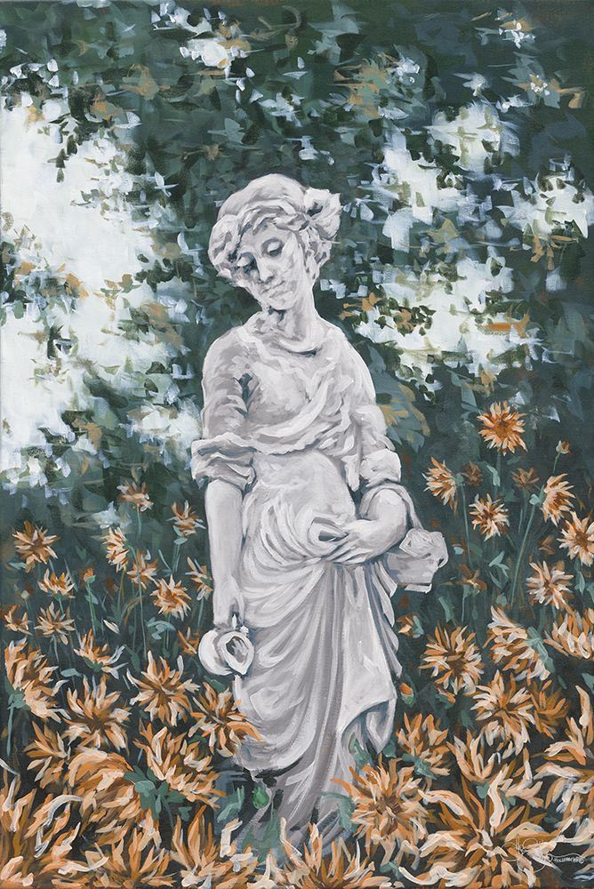 Here in the Garden art print by Hollihocks Art for $57.95 CAD