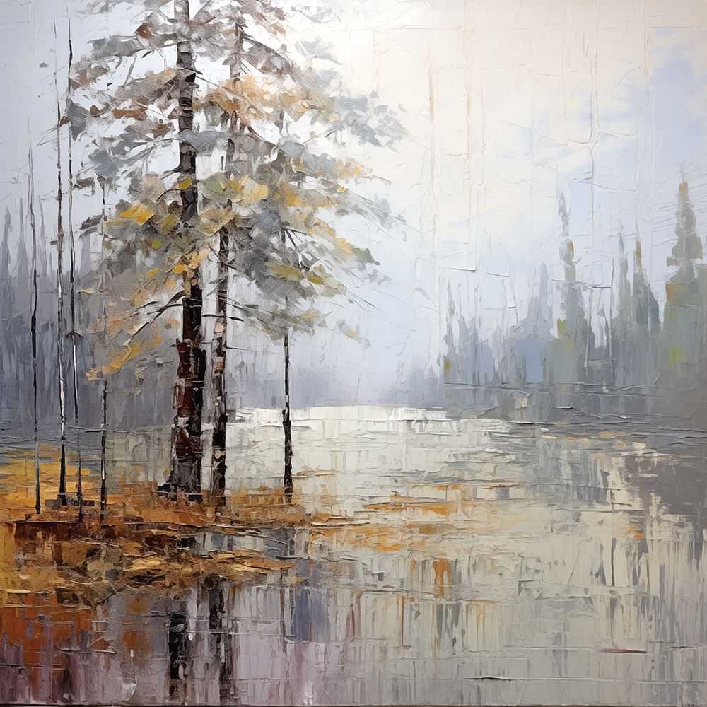 Trees in Water art print by Heidi Kuntz for $57.95 CAD