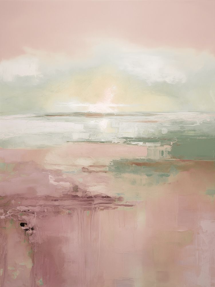 Pink Landscape art print by Heidi Kuntz for $57.95 CAD