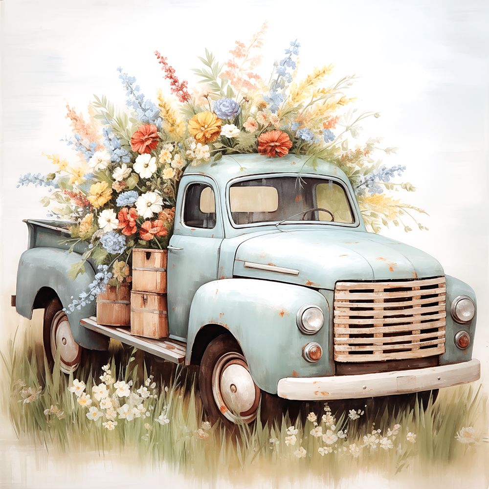 Flower Haul art print by Heidi Kuntz for $57.95 CAD