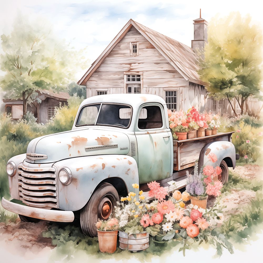 Bloomin Vintage art print by Heidi Kuntz for $57.95 CAD
