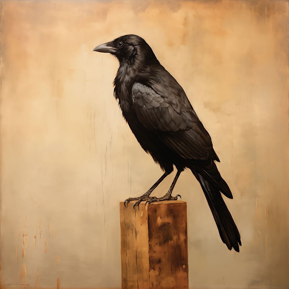 The Crow art print by Heidi Kuntz for $57.95 CAD