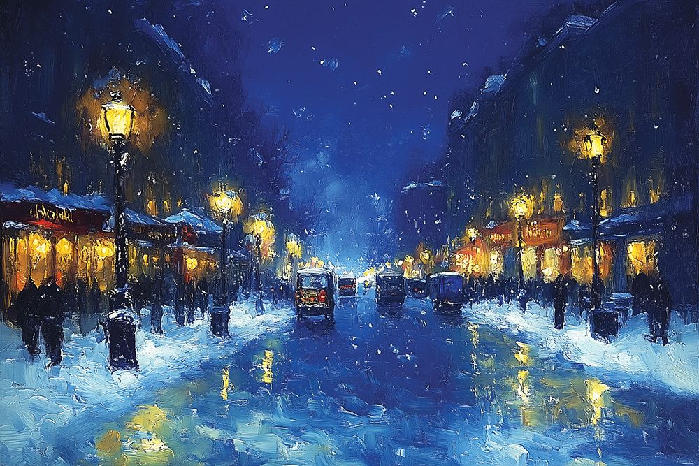 Brisk Holiday Stroll art print by Heidi Kuntz for $57.95 CAD