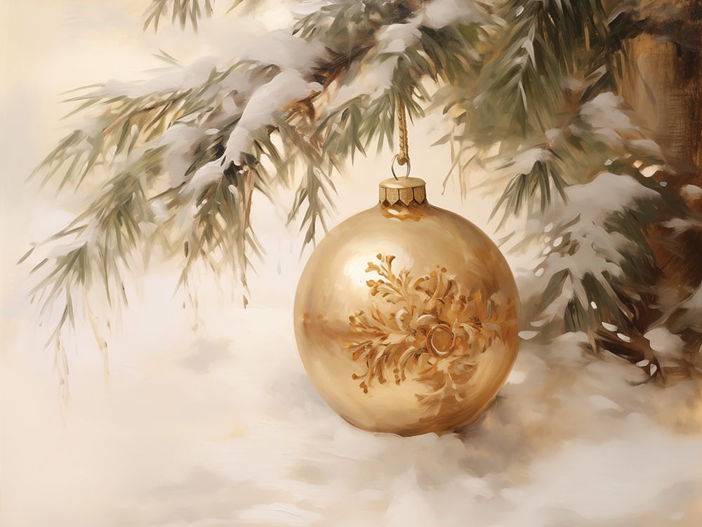 Hanging on to Christmas art print by Heidi Kuntz for $57.95 CAD