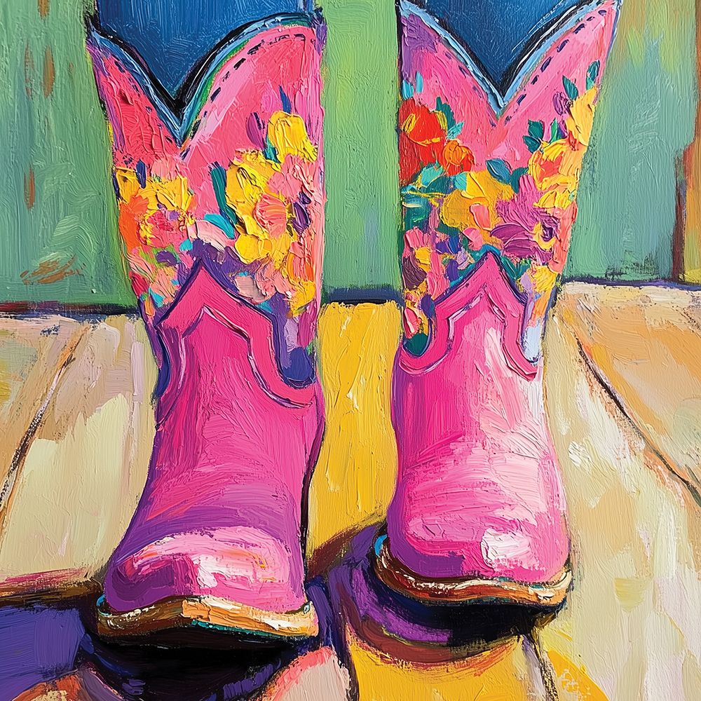 Boot Scootin art print by Heidi Kuntz for $57.95 CAD