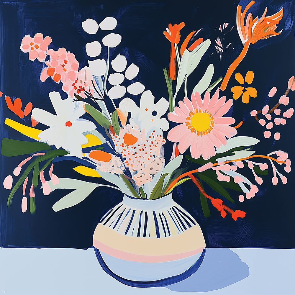Contrast Floral II art print by Heidi Kuntz for $57.95 CAD