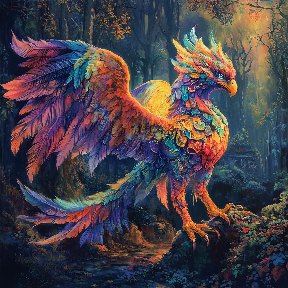 Mystical Griffin art print by Heidi Kuntz for $57.95 CAD