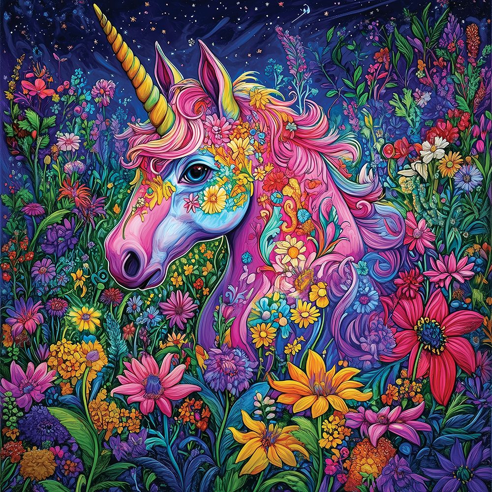 Hidden Unicorn art print by Heidi Kuntz for $57.95 CAD