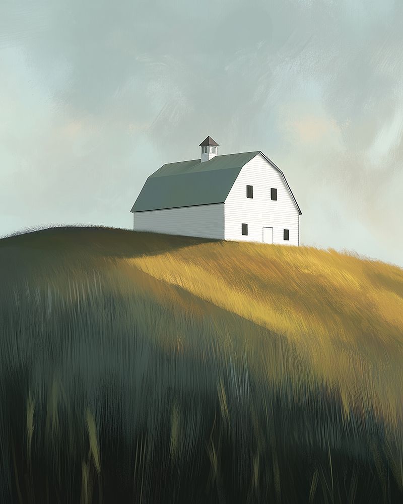 Barn on the Hill art print by Heidi Kuntz for $57.95 CAD