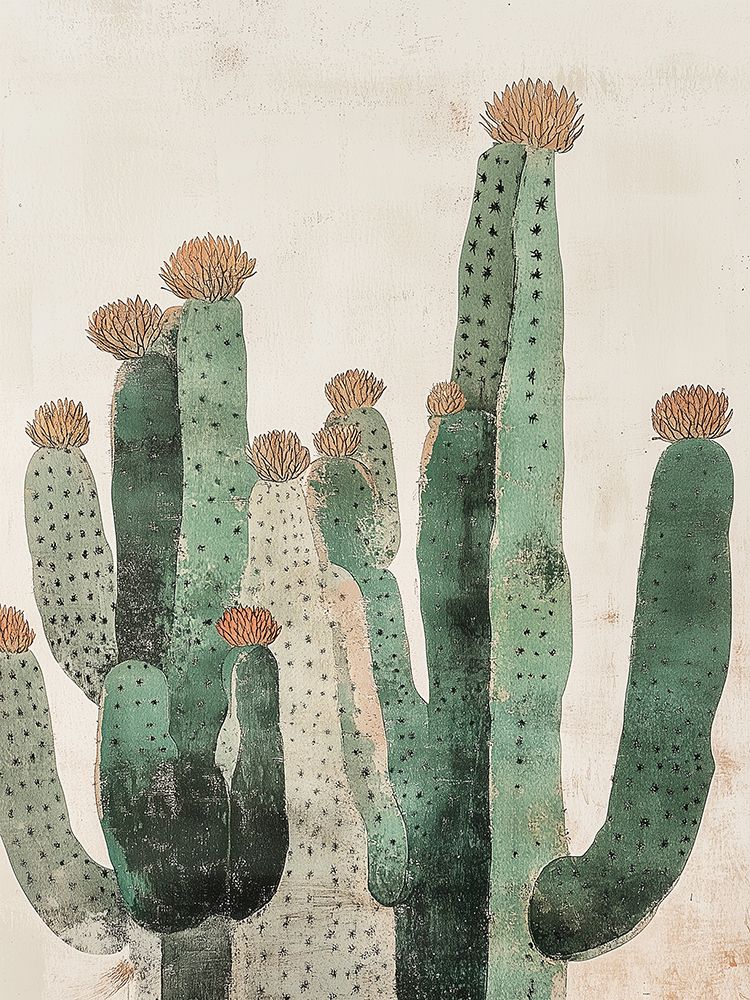 Cactus Cluster art print by Heidi Kuntz for $57.95 CAD