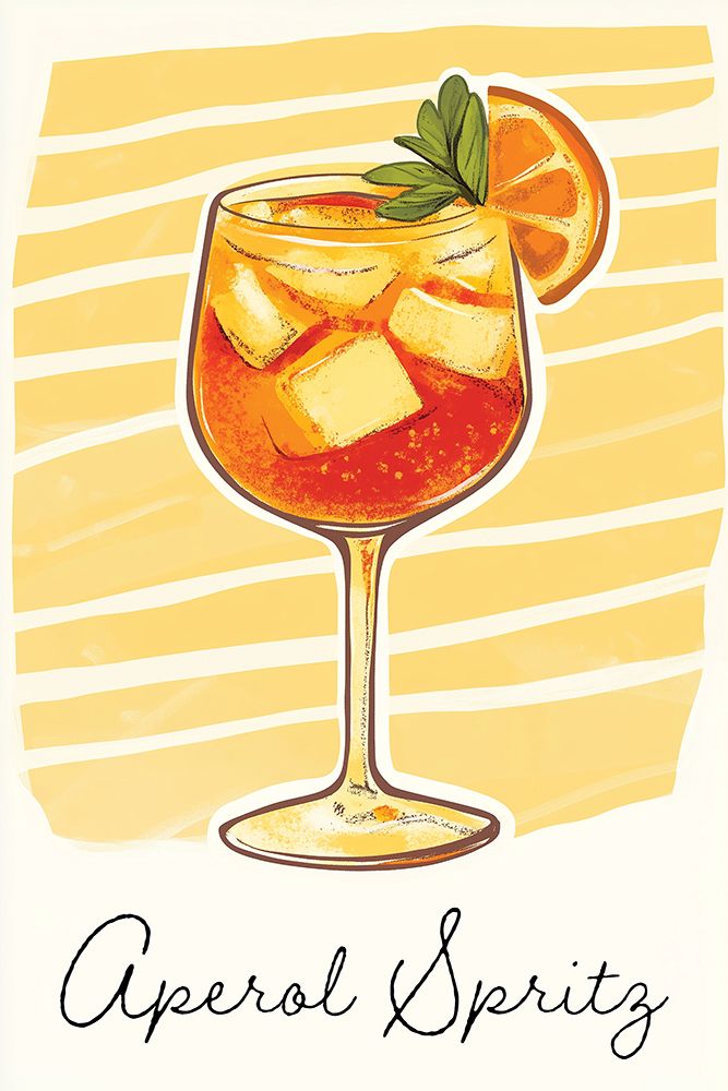 Aperol Spritz art print by Heidi Kuntz for $57.95 CAD