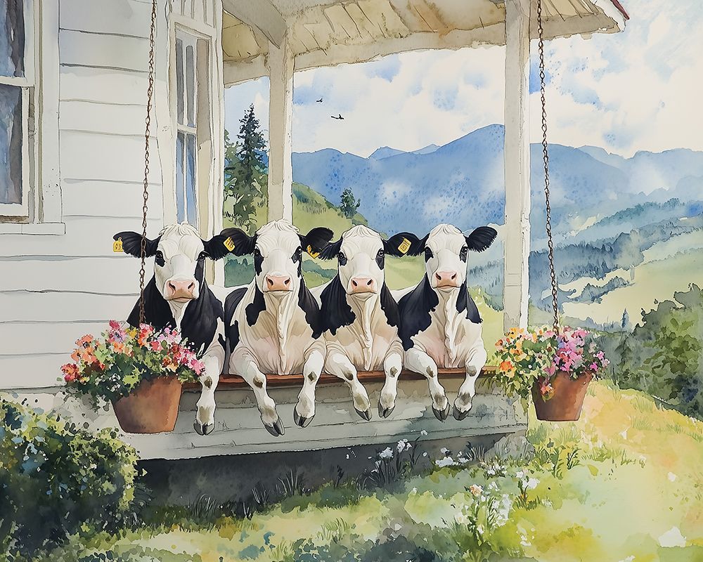 View from the Udder Side art print by Heidi Kuntz for $57.95 CAD
