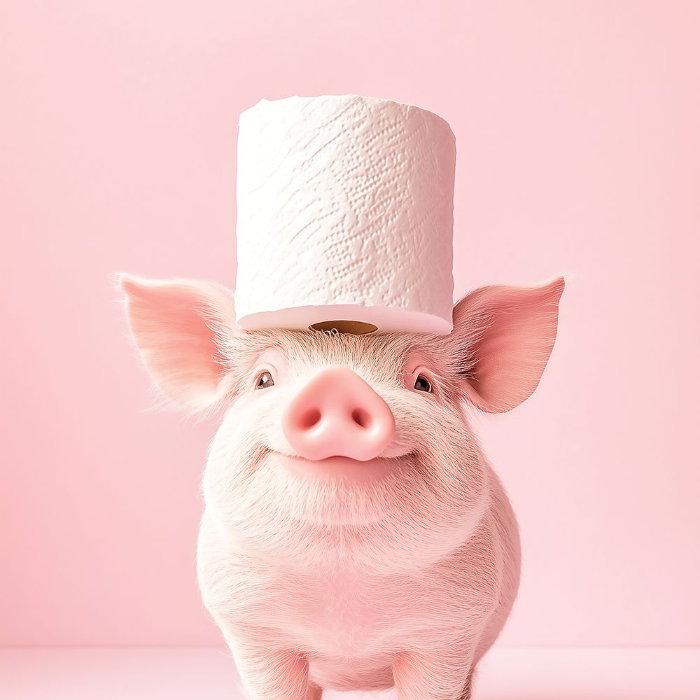Silly Piggy art print by Heidi Kuntz for $57.95 CAD