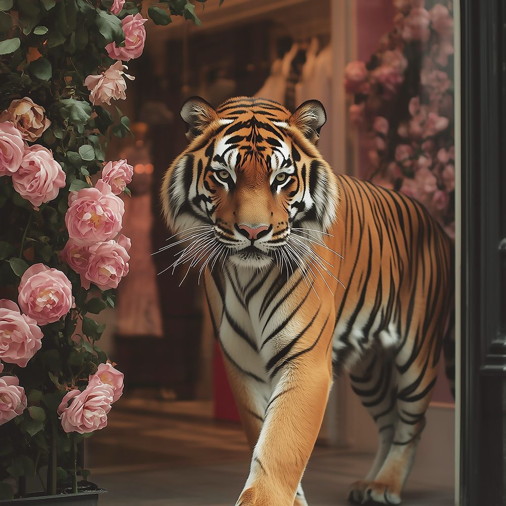 Rodeo Drive Tiger art print by Heidi Kuntz for $57.95 CAD