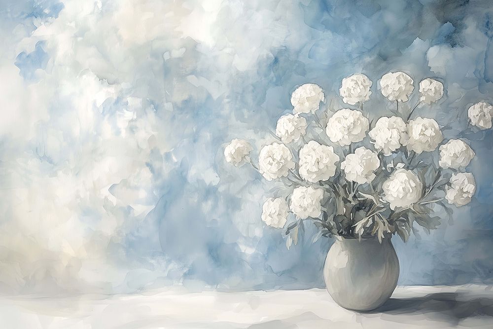 Cloudy Floral art print by Heidi Kuntz for $57.95 CAD