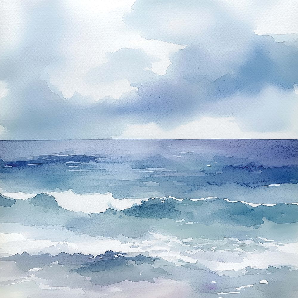 Watercolor Waters art print by Heidi Kuntz for $57.95 CAD